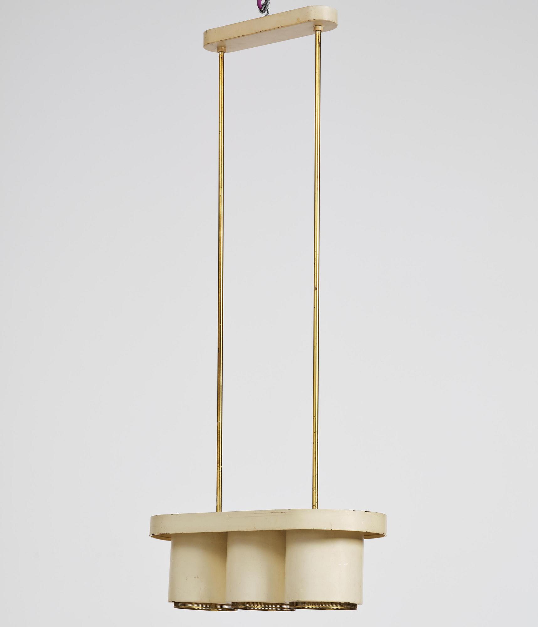 Alvar Aalto, a ceiling lamp model A 203,  Valaisinpaja Finland, 1970s.