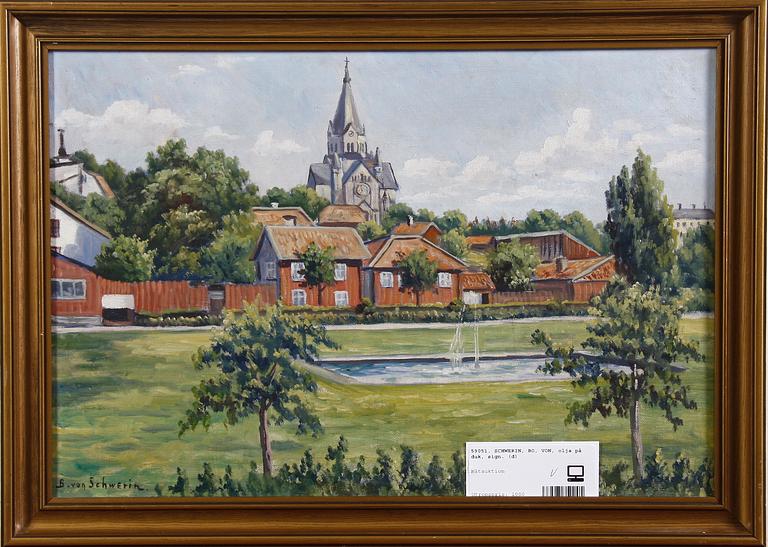 SCHWERIN, BO, VON, olja på duk, sign.