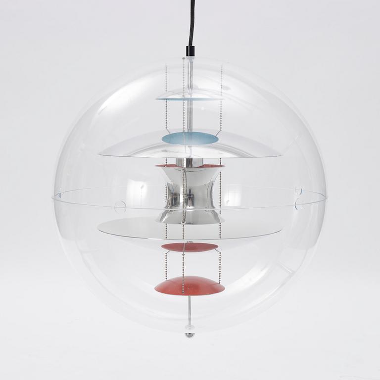 Verner Panton, taklampa, "VP Globe", Frandsen Lighting, Danmark.