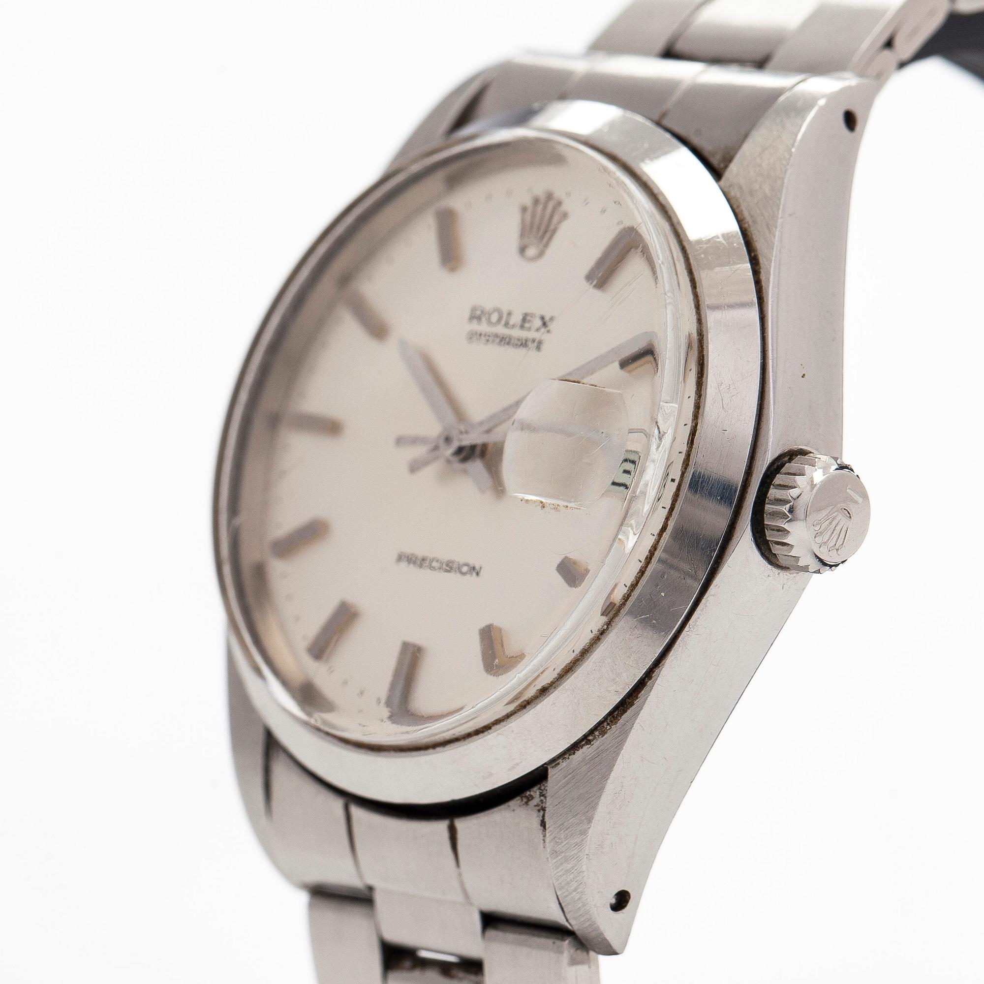 Rolex, Oysterdate, Precision, wristwatch, 35 mm.