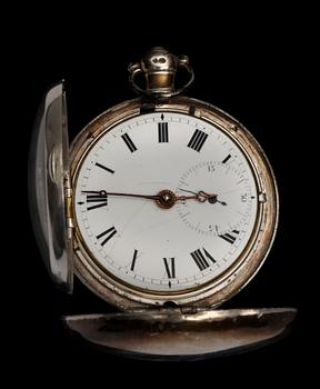 FICKUR, silver. England, 1800-tal.