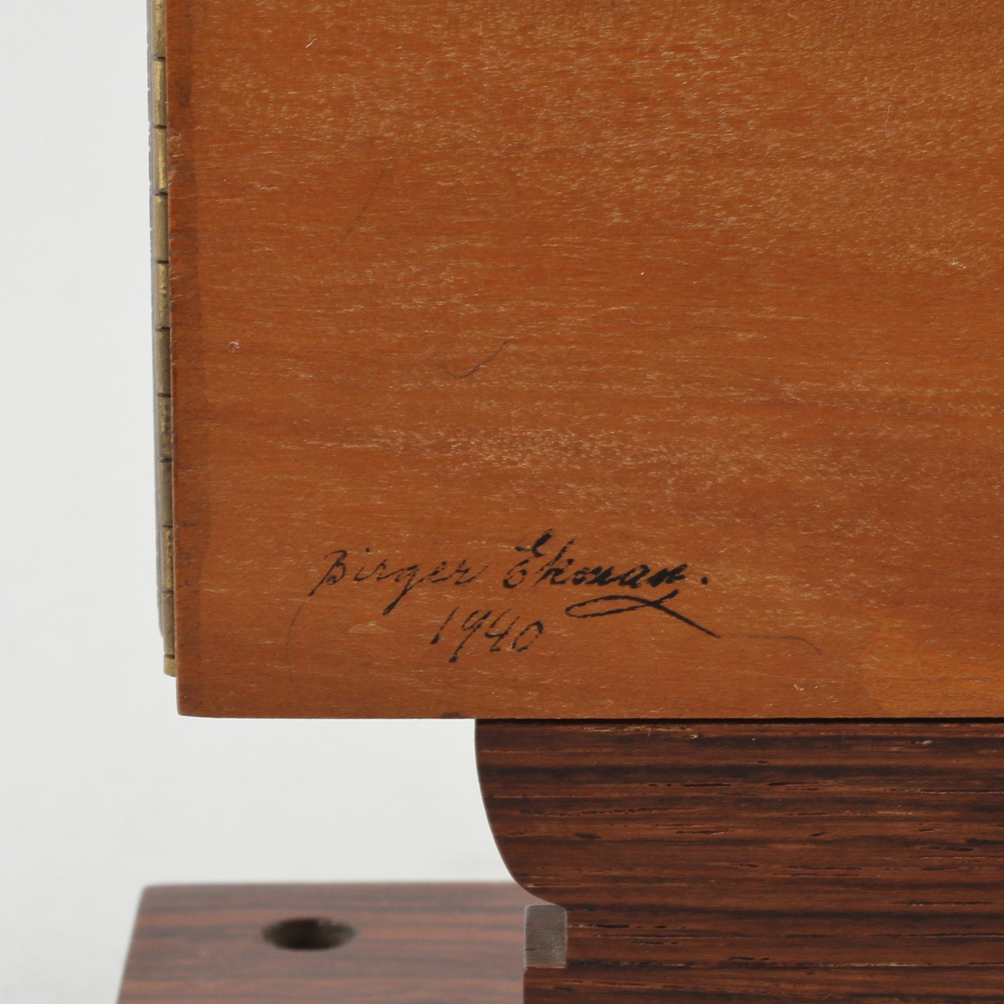 TRIPTYK, Birger Ekman, signerad och daterad 1940.