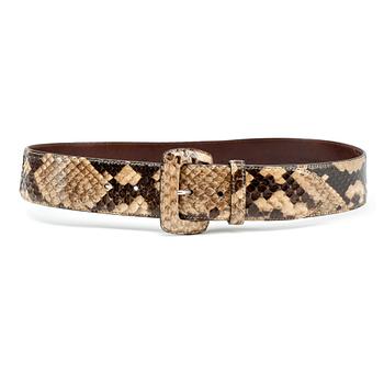 456. RALPH LAUREN, a python belt.