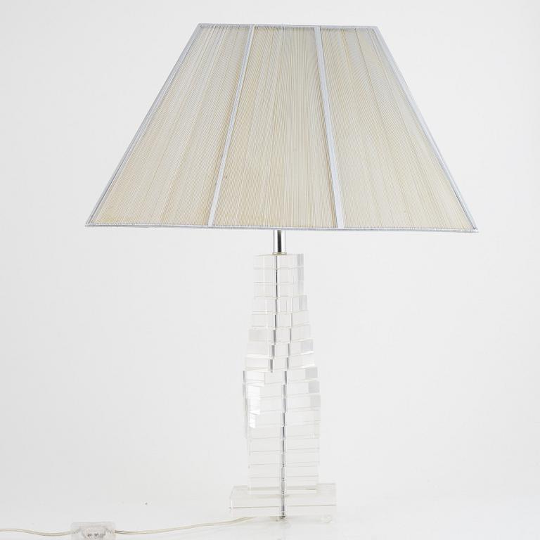 Table lamps, a pair, late 20th century.