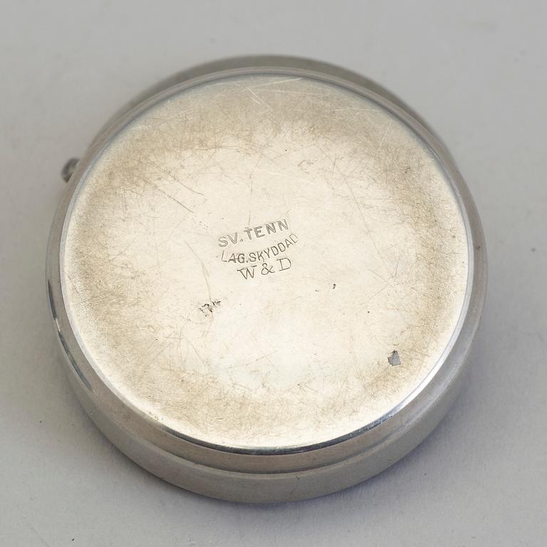A 1930´s/1940´s pewter box, Widerholm and Dahlberg, Eskilstuna.