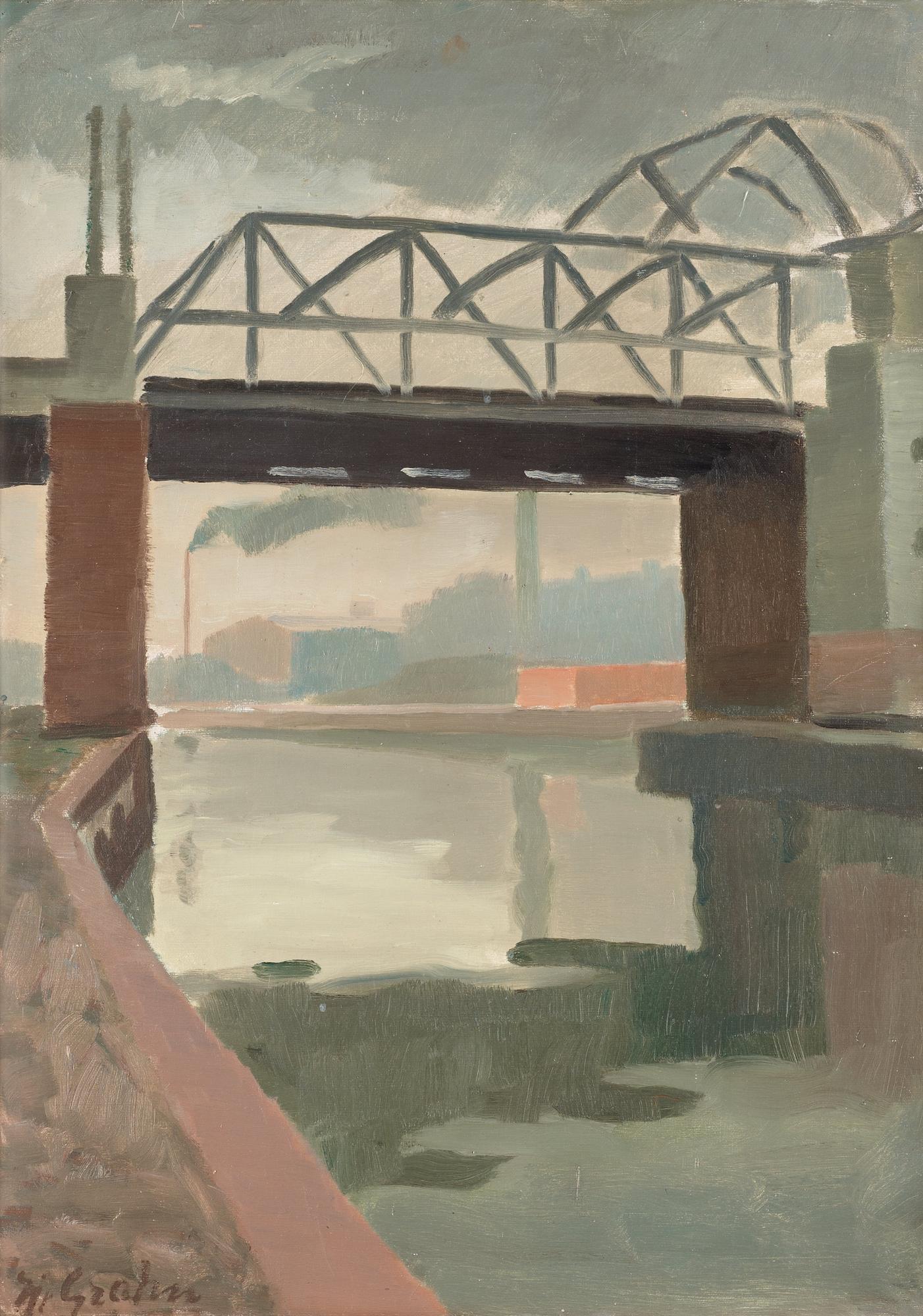 Hjalmar Grahn, "Vid Hammarbyleden" (Hammarbyleden, Stockholm).