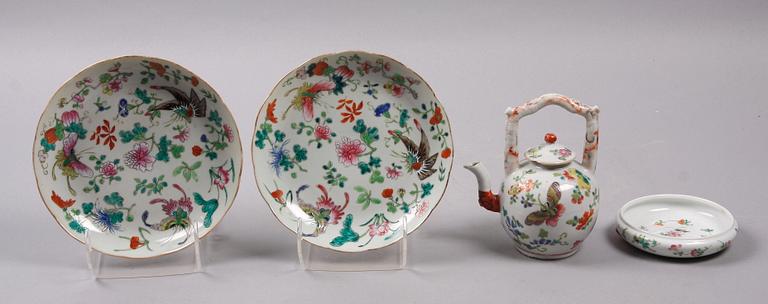 PARTI KINA, 4 delar. Porslin, 1800-tal.