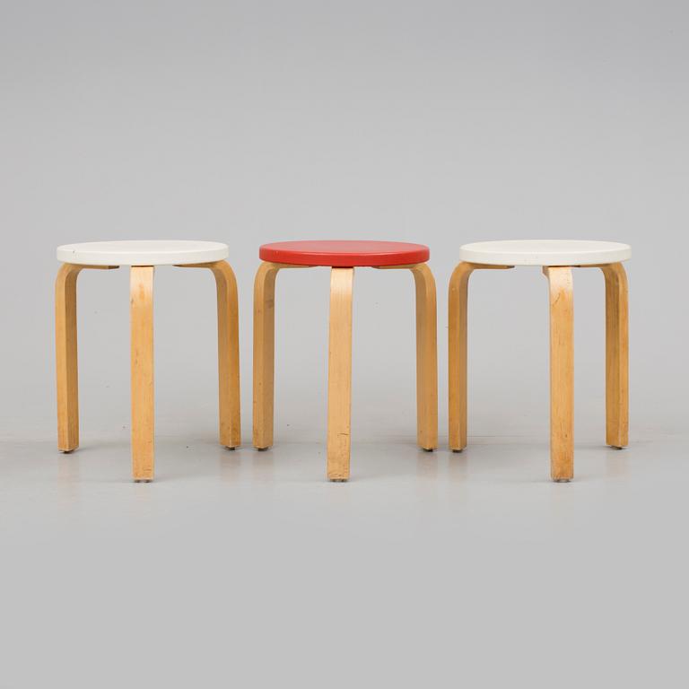 PALLAR, 3 st, "modell 60" Alvar Aalto.