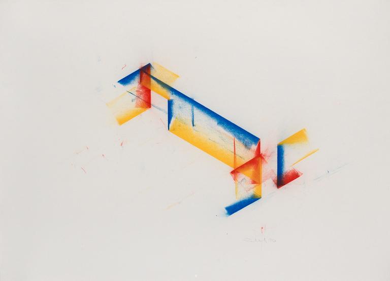Fred Sandback, "Untitled".