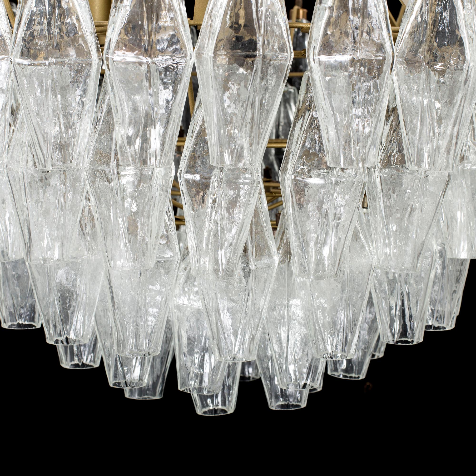 A CARLO SCARPA CEILING LAMP, Murao, Italy.