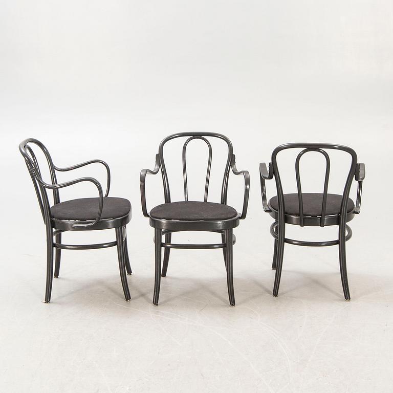 A set of six Gemla "Wien" armchairs second half of the 20th century.