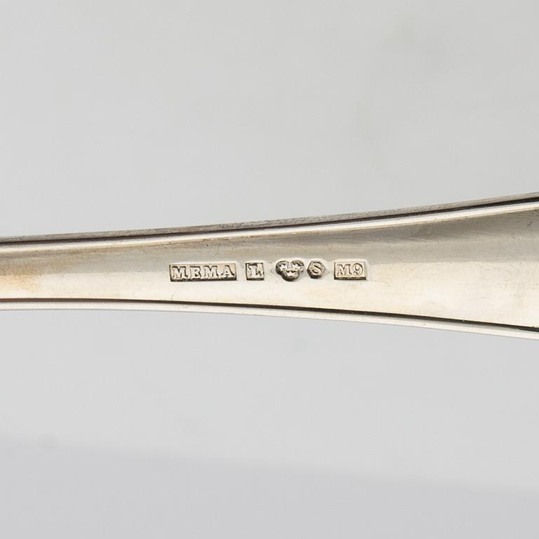 Cutlery service, 69 pieces, partly "Symphony" silver MEMA, Lidköping 1957-67.