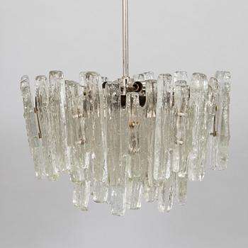 Taklampa, "Ice block chandelier", J.T Design, Kalmar, Österrike, 1960-tal.