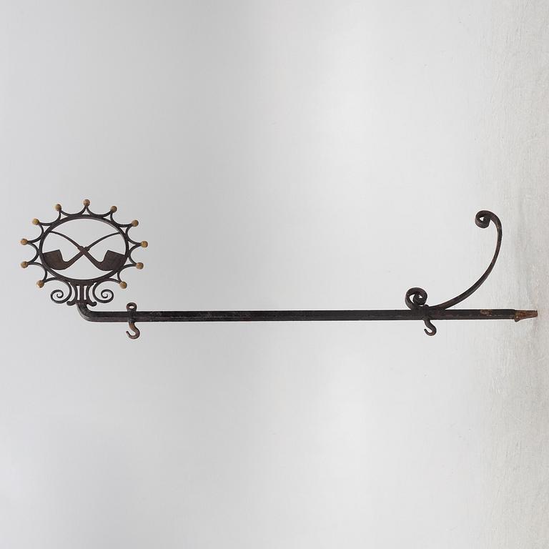 Wall holder for shop sign, 19th century.
