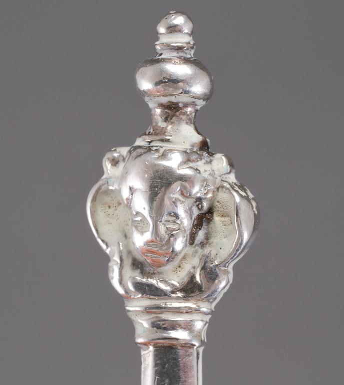 SKED, silver, Hans Kock, Borås, 1782.Vikt 38 gram.