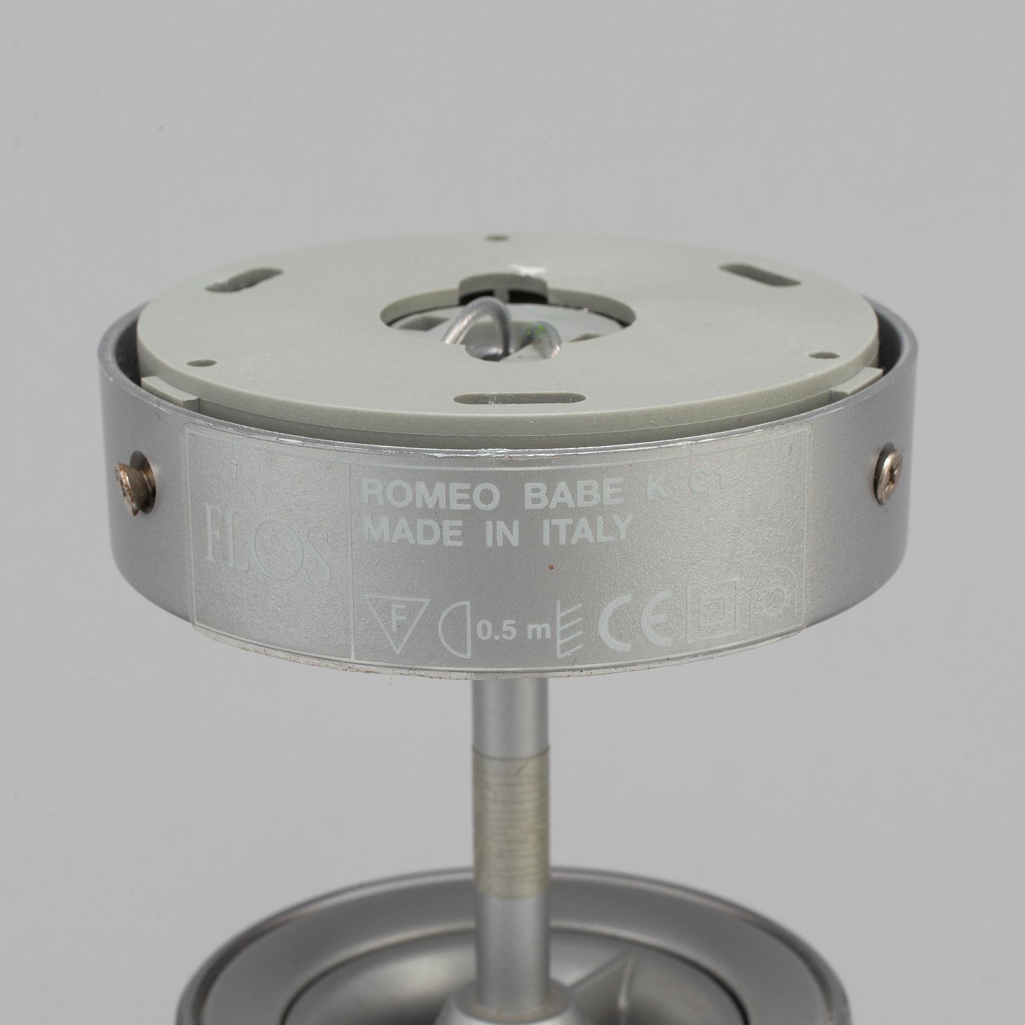 PHILIPPE STARCK, "Romeo Babe", a set of three ceiling lights.