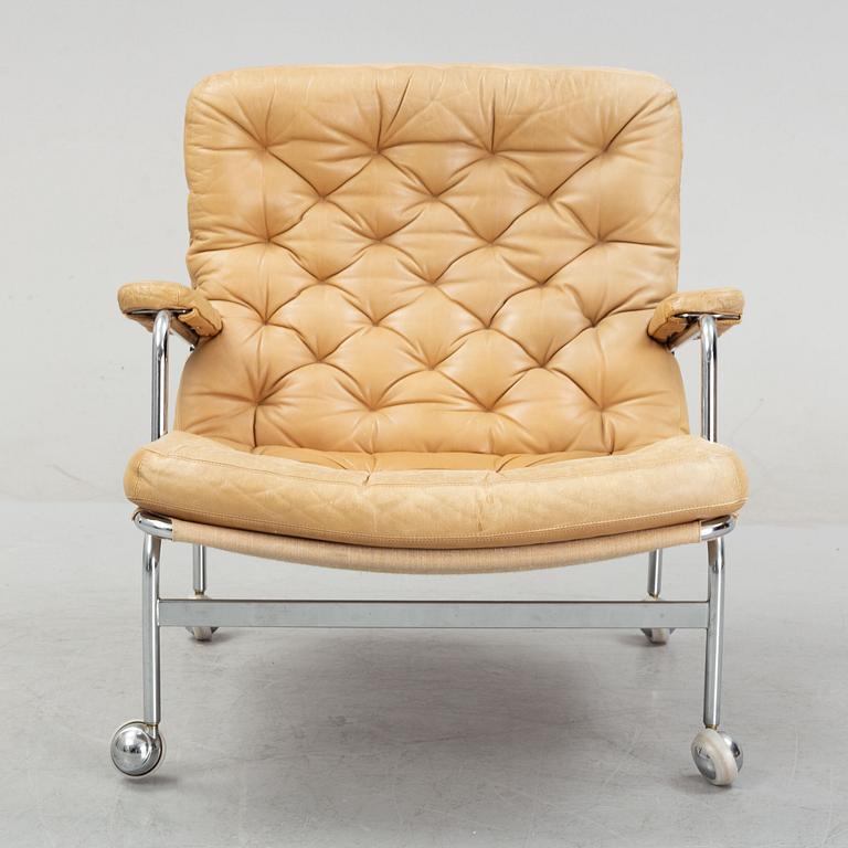 Bruno Mathsson, a 'Karin' easychair from Dux, second half of the 20th century.