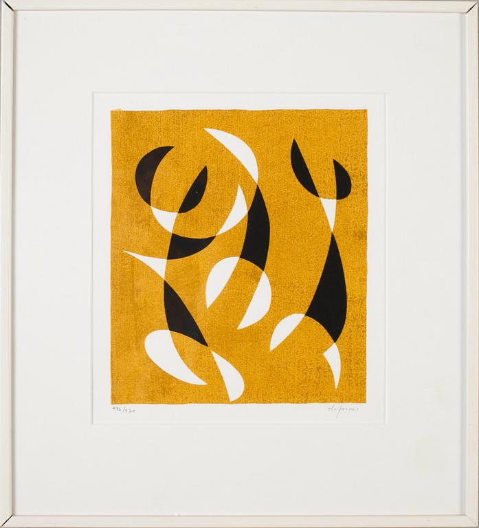 PIERRE OLOFSSON, färglitografi, signerad, numrerad 476/520.