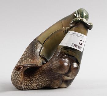 SKULPTUR, stengods. Bengt Berglund, Gustavsberg. 1960-tal.