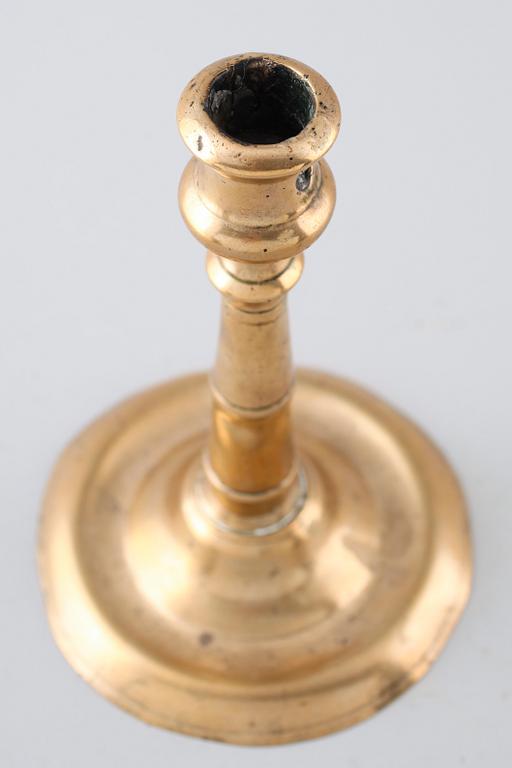 LJUSSTAKE, mässing, 1500-tal.