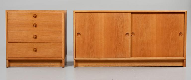 SIDEBOARD samt BYRÅ, "Öresund", Börge Mogensen.