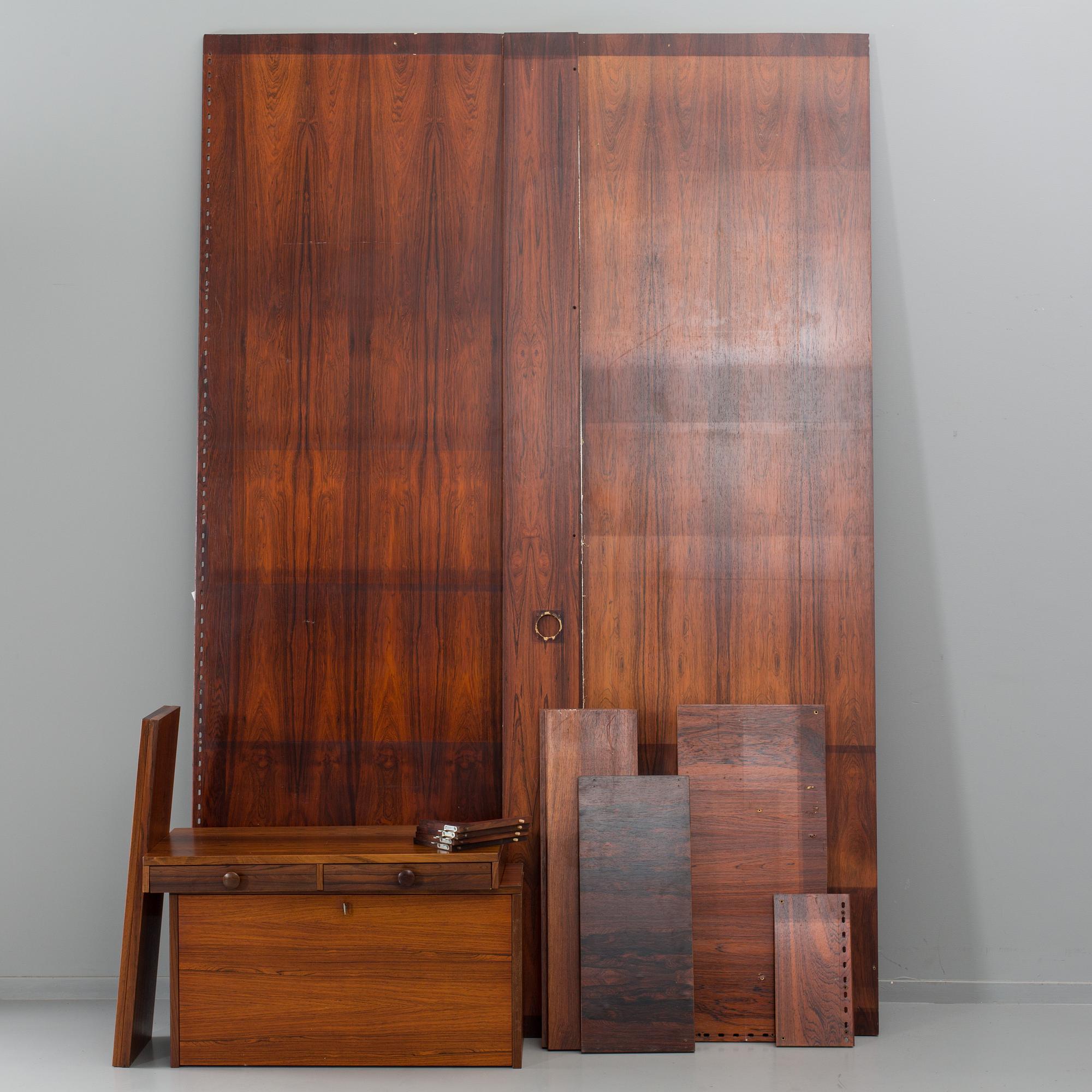 POUL CADOVIUS, a 1960's Danish palisander shelving system.