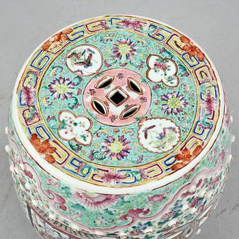 TRÄDGÅRDSPALL, porslin, Kina, 1800/1900-tal.