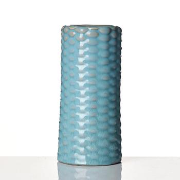 Axel Salto, a budding style stoneware vase, Royal Copenhagen, Denmark 1951, model 20670.