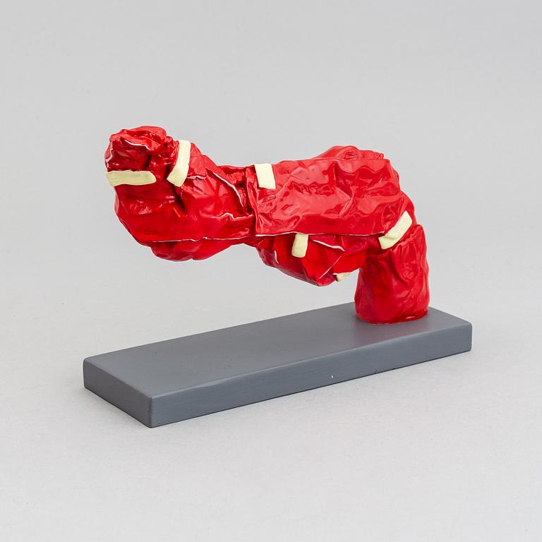 Carl-Fredrik Reuterswärd/ The Non-Violence Project Foundation, a polyresin sculpture 2017, Certificate numbered 12/30.