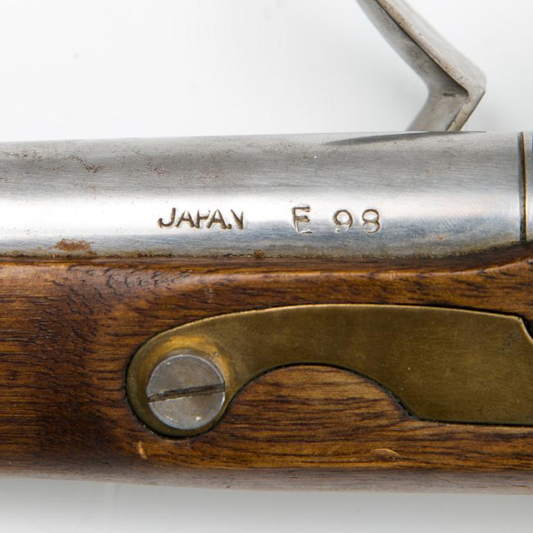 A replica flintlock pistol marked Tower Japan, second half of 20th Century.