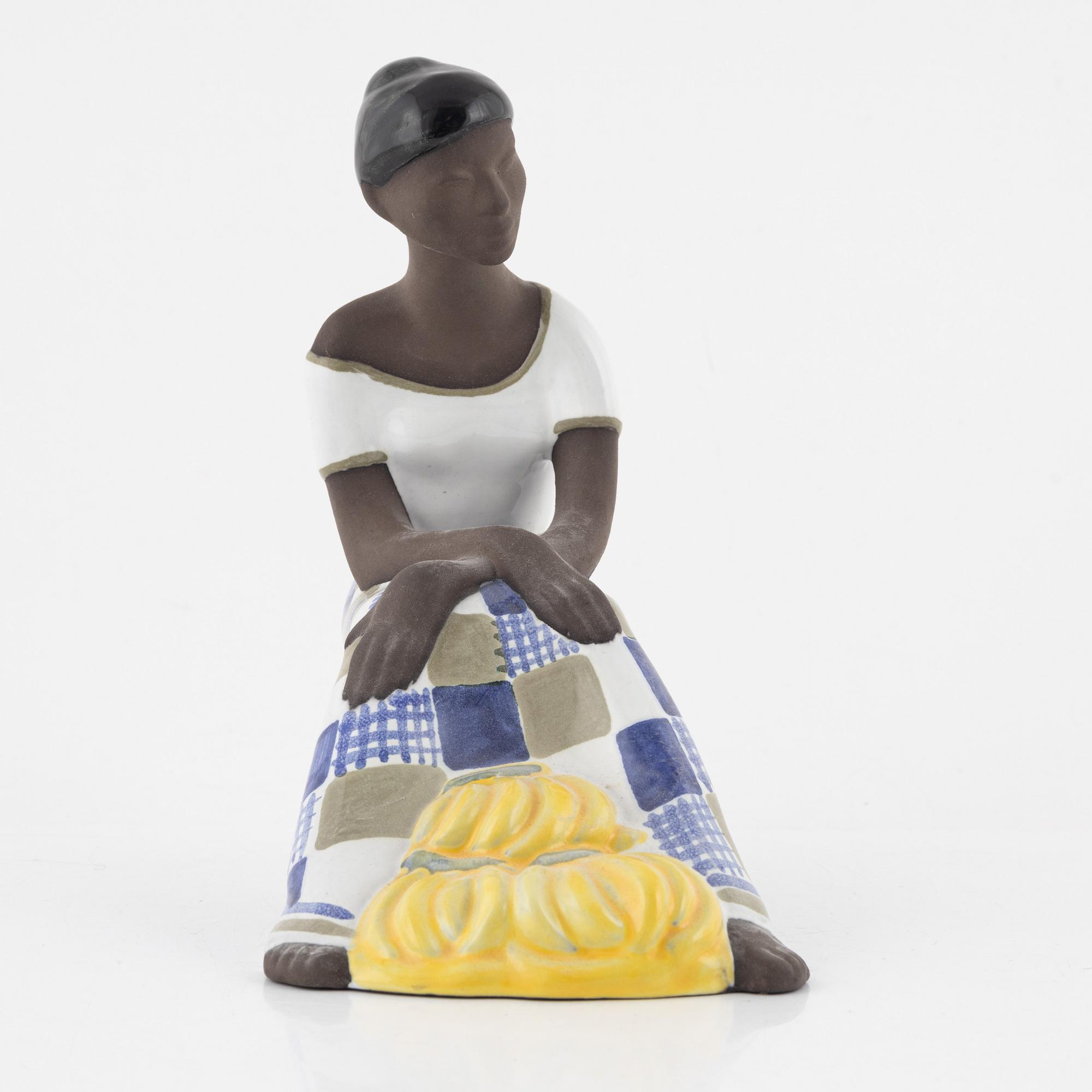 Mari Simmulson, figurin, Upsala-Ekeby, 1950-tal.