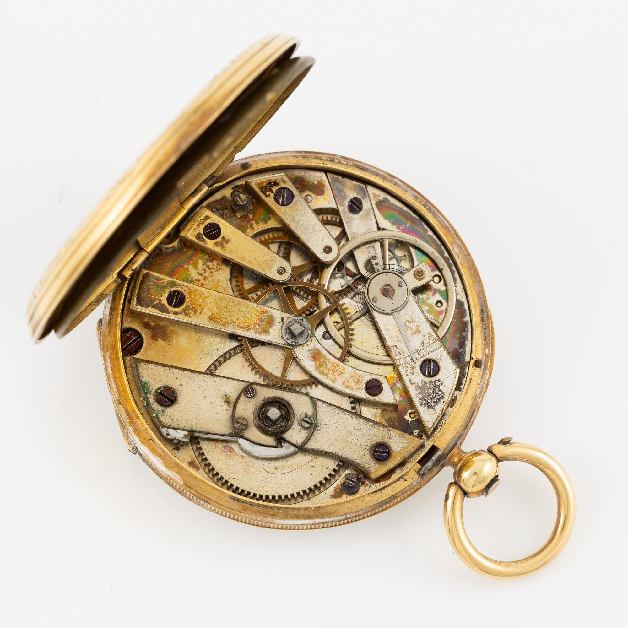 Pocket watch, 37.5 mm.