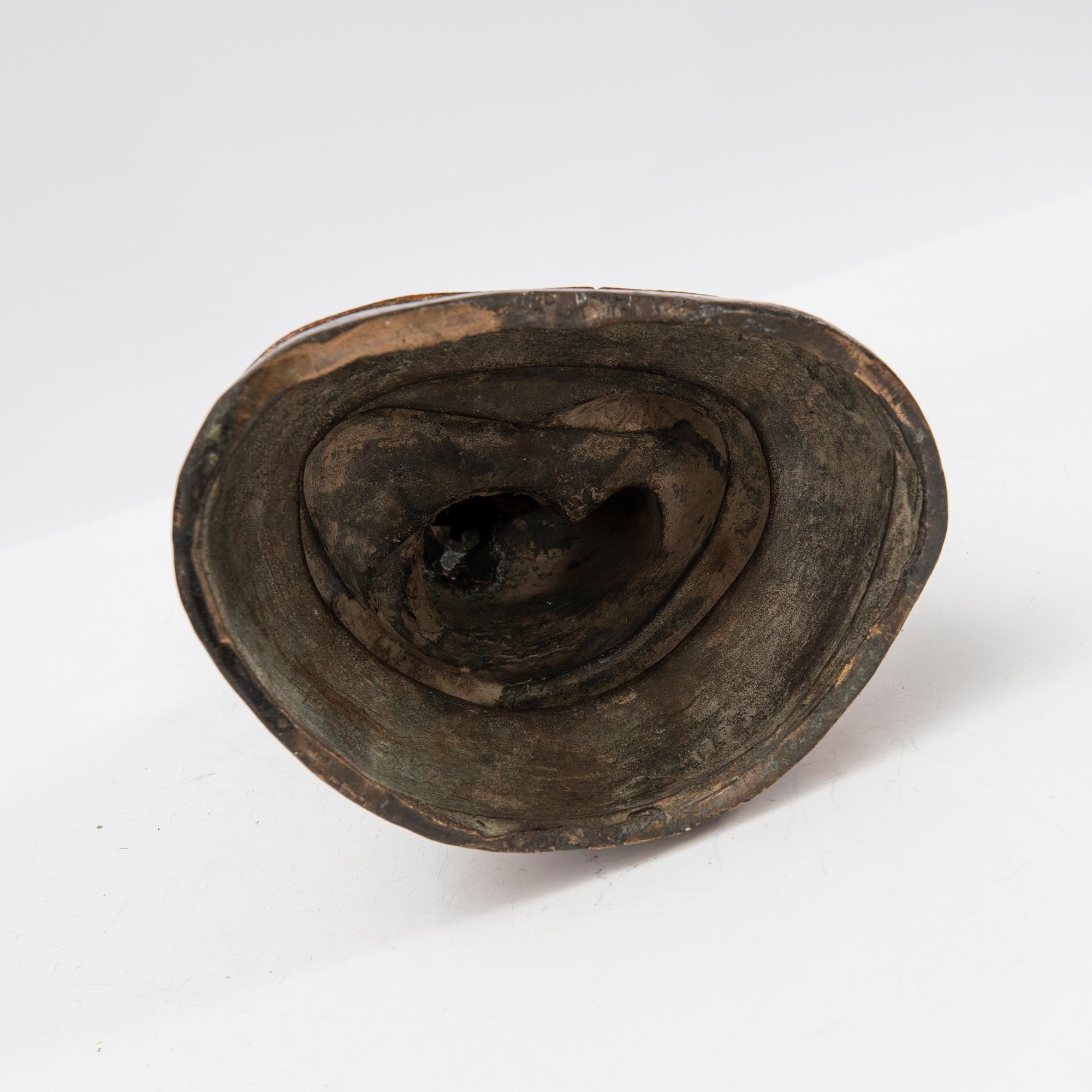 Buddha, brons, troligen sen Ming (1368-1644).