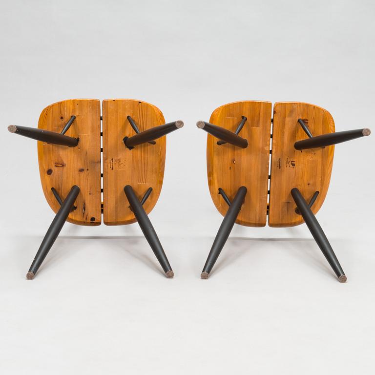 Ilmari Tapiovaara,  A set of six 1960's 'Pirkka' chairs, for Laukaan Puu.