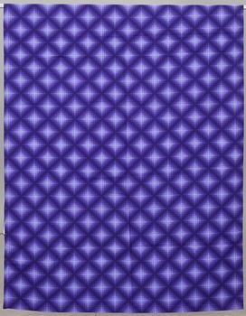 GARDINLÄNGDER, 2 st och PROVBITAR, 8 st, bommulskretong, Verner Panton för Mira-X.