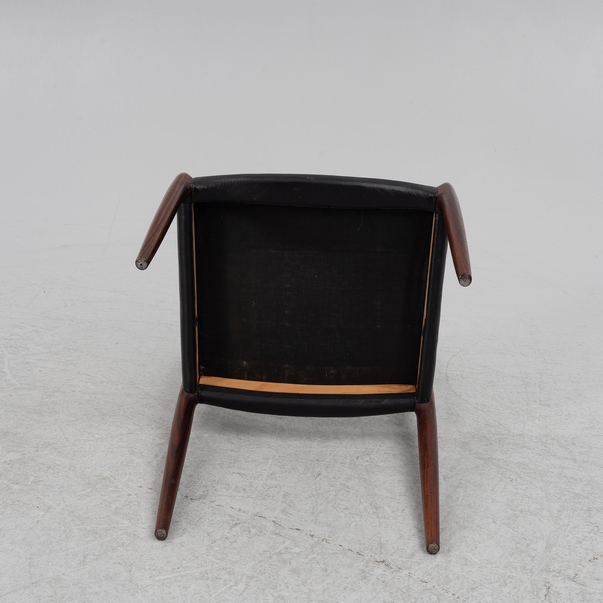 Niels Otto Møller, a nine-piece dining suite, JL Møller, Denmark, 1965.