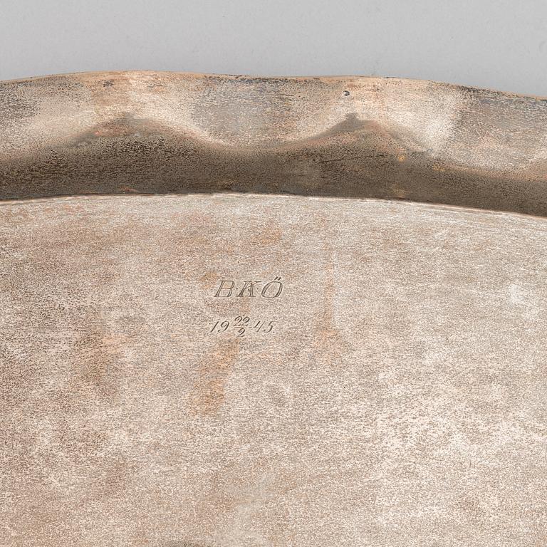 silver tray, 950 Mexico.