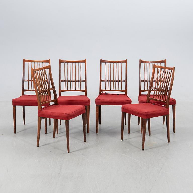 Svante Skogh, chairs, 6 pcs, "Cortina", Säffle furniture factory, 1960s.