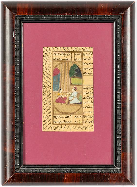 Unidentifed artist, gouache on paper, India, 20th century.