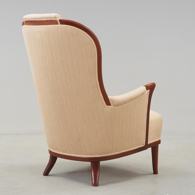 FÅTÖLJ, "Vår fru", Carl Malmsten, OH  Sjögren, 1900-talets slut.