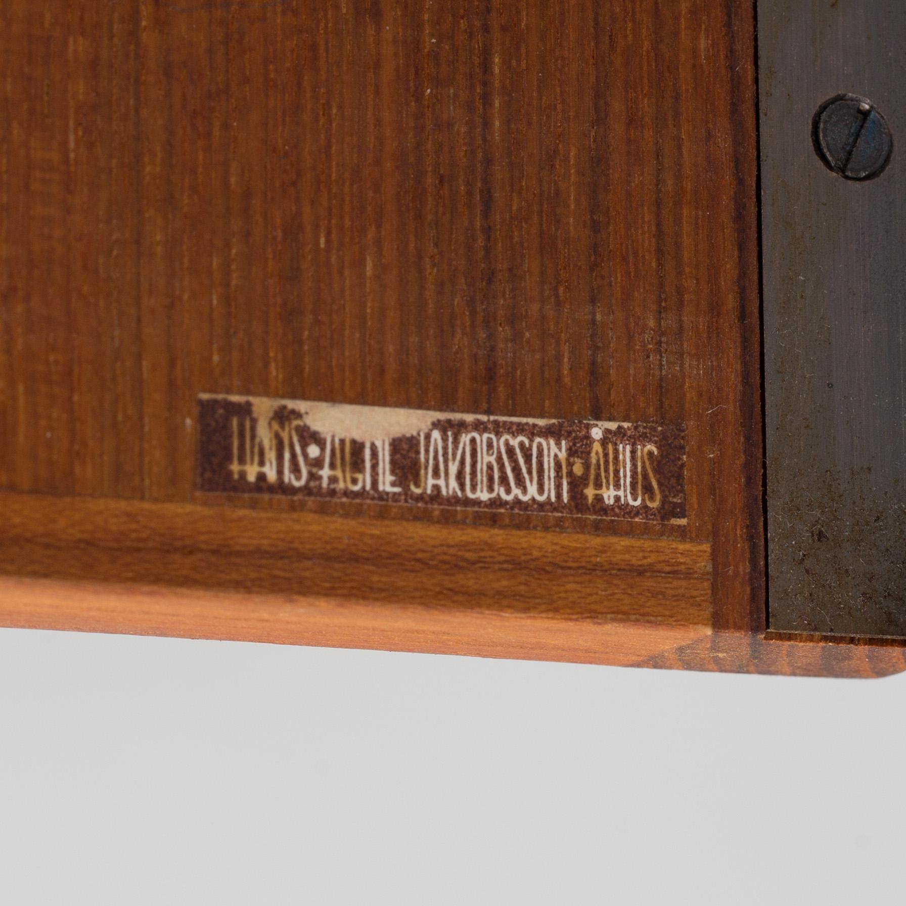 A HANS AGNE JAKOBSSON shelf with cupborad, later part of the 20th century.