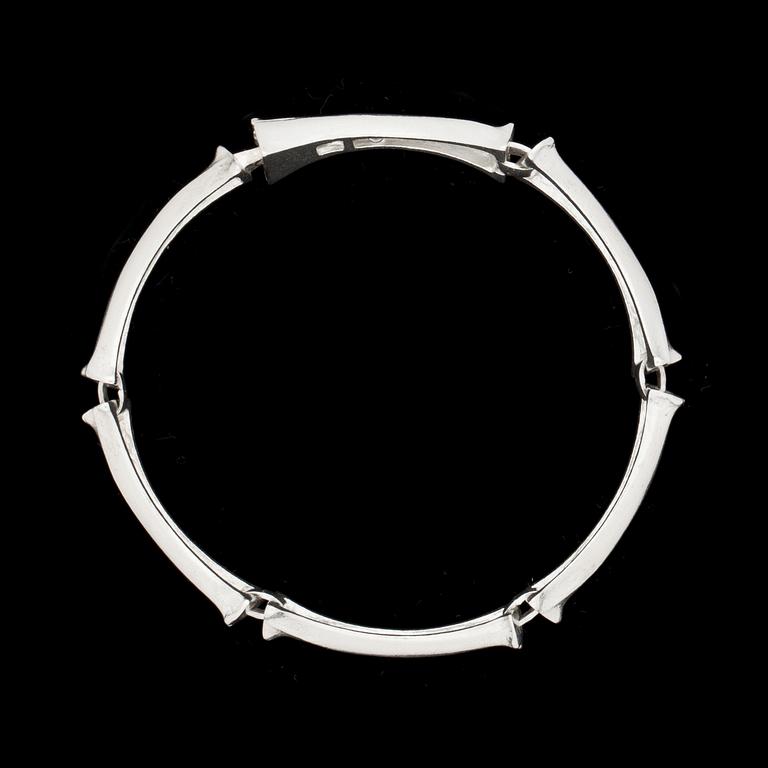ARMLÄNK, sterlingsilver, Björn Weckström, Lapponia, Finland, 1990. Vikt 25g.