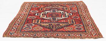 An antique Bergama carpet, west Anatolia, ca 220 x 180 cm.