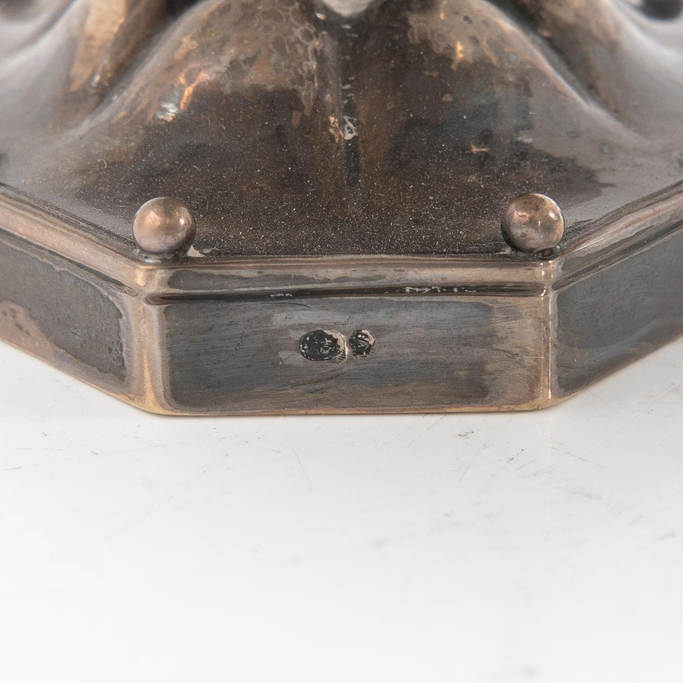 Johan Rohde, Bowl on foot, silver, Georg Jensen, Denmark, early 20th century.