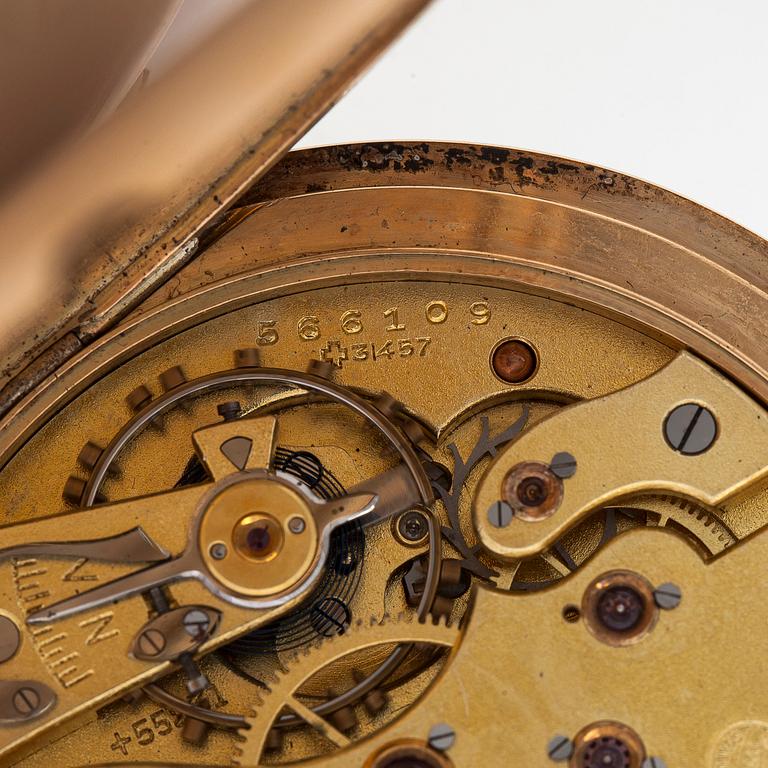 IWC, pocket watch, hunter-case, 52.5 mm.