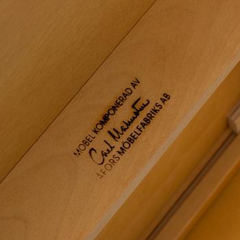 CARL MALMSTEN, satsbord, 3 delar "Släden", Åfors möbelfabrik.