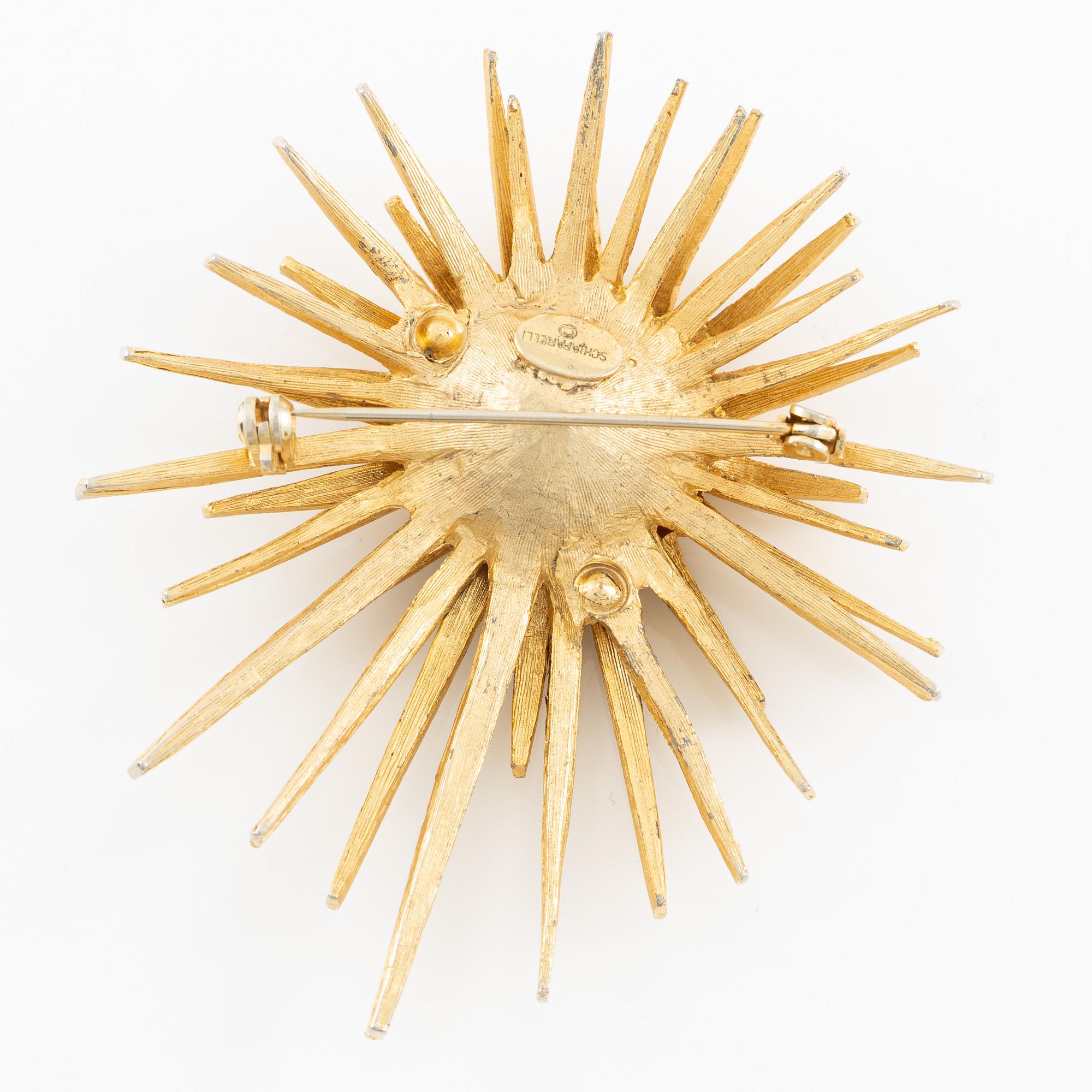 Elsa Schiaparelli, brosch, vintage.