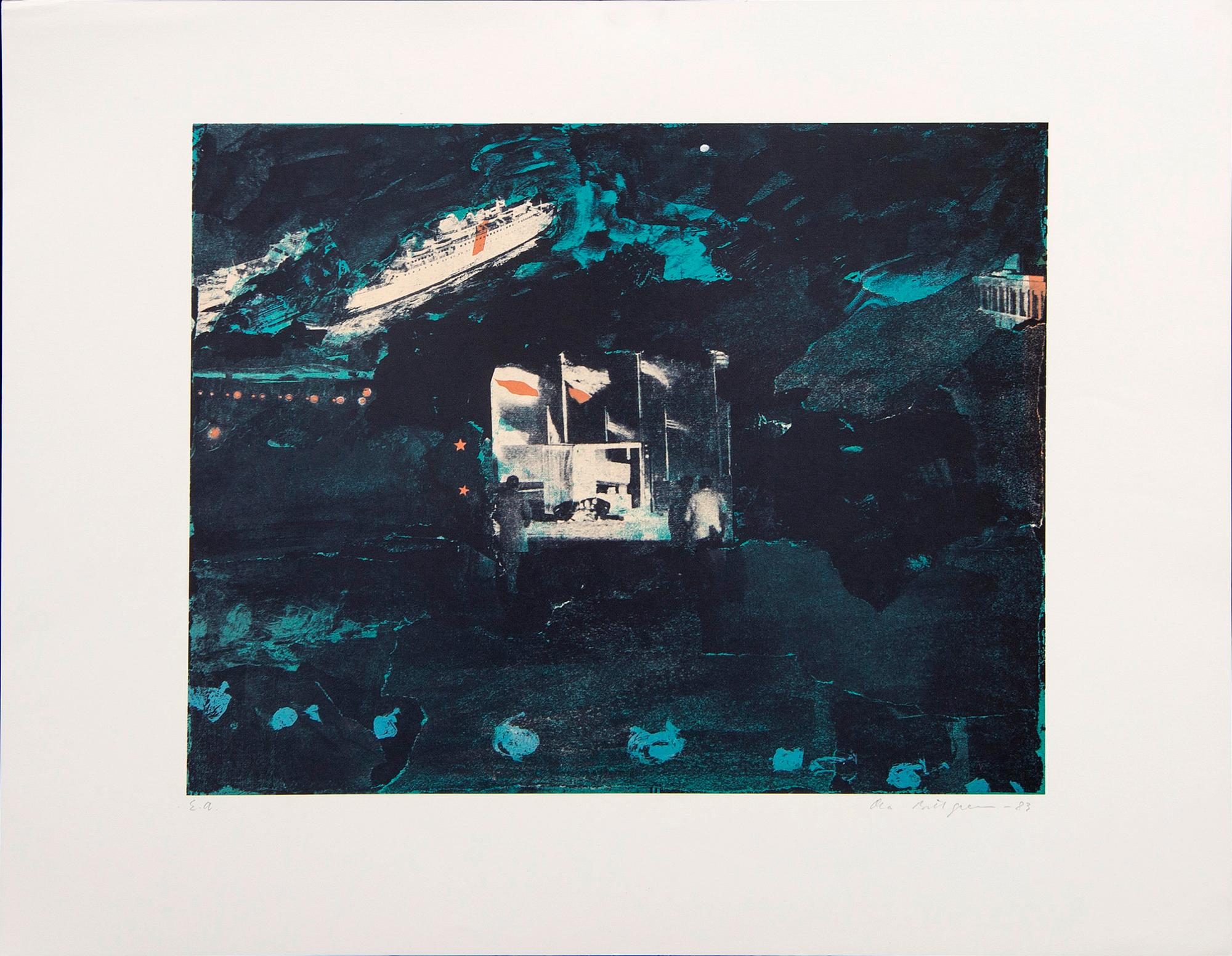 Ola Billgren, color lithograph, signed -83 EA.