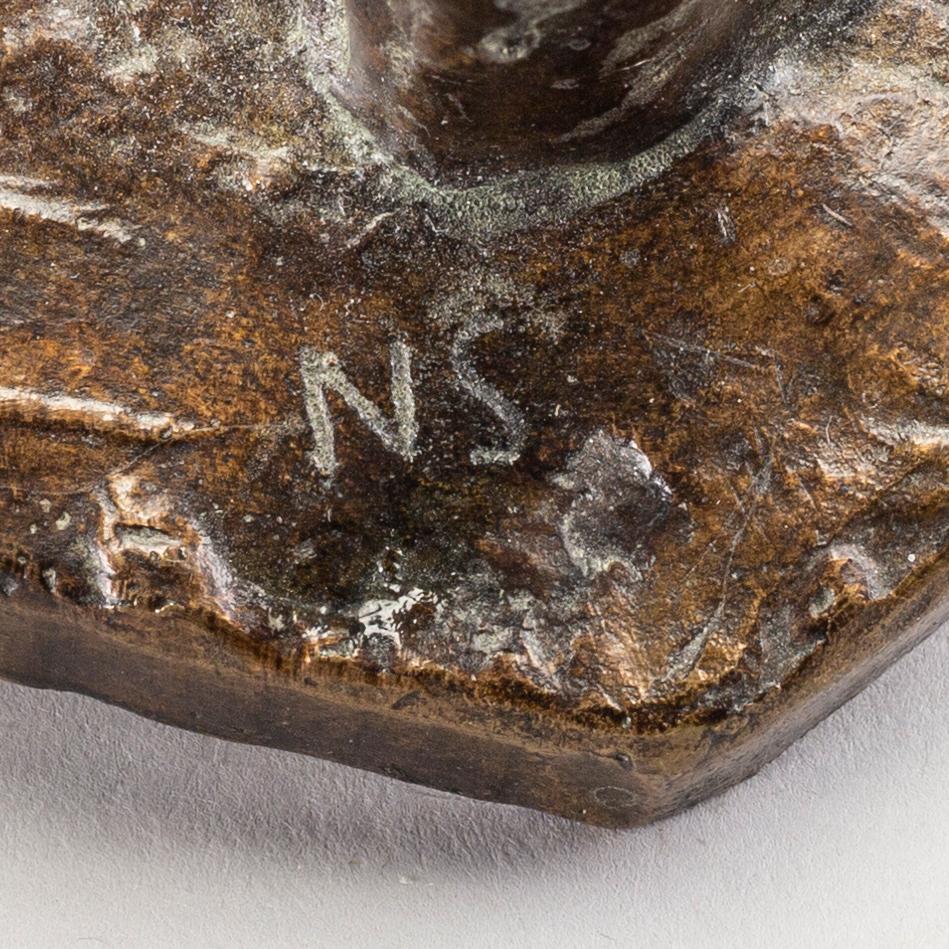 Ninnan Santesson, a signed bronze sculpture.