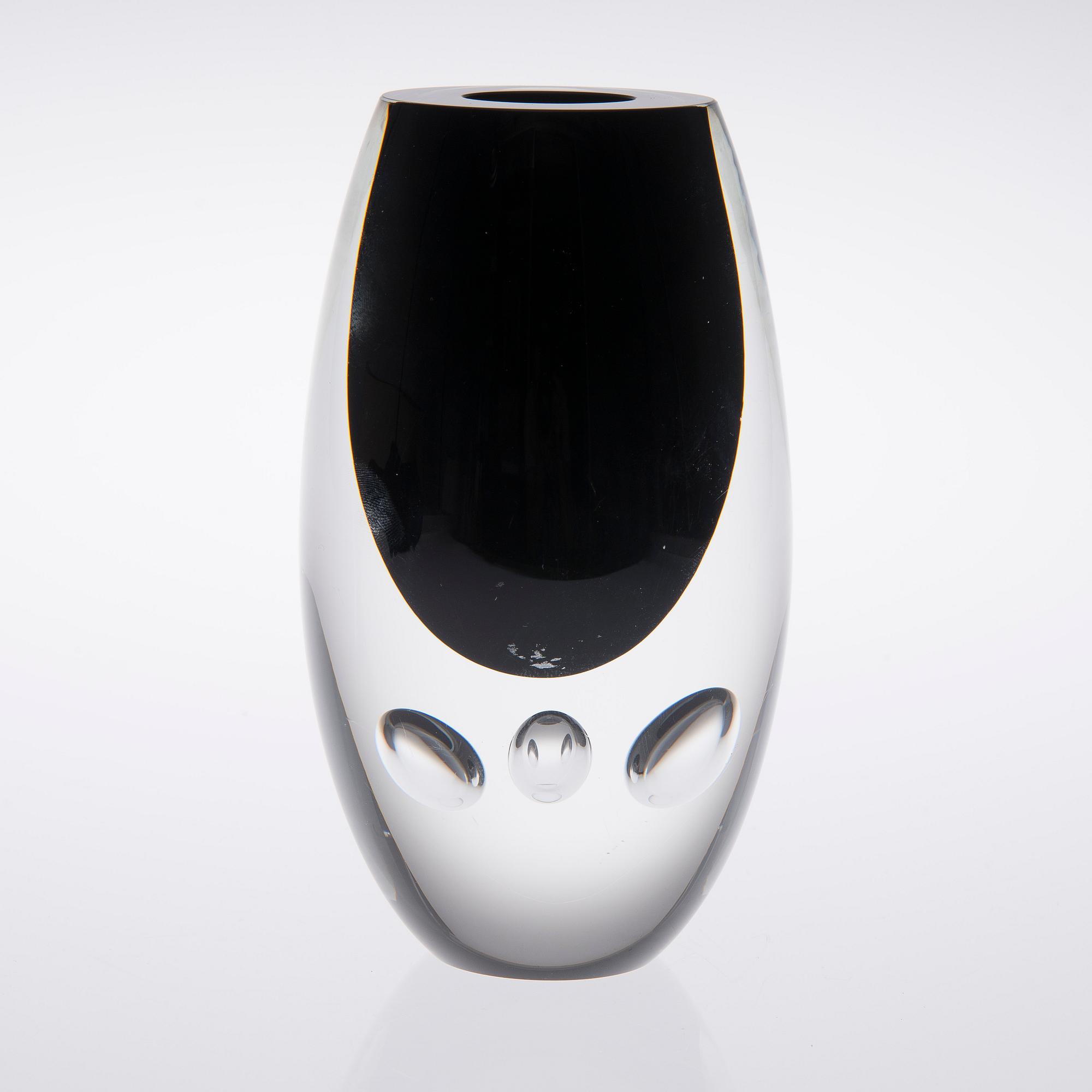 TIMO SARPANEVA, GLASSKULPTUR, "Claritas", signerad Timo Sarpaneva Iittala 1984 C.